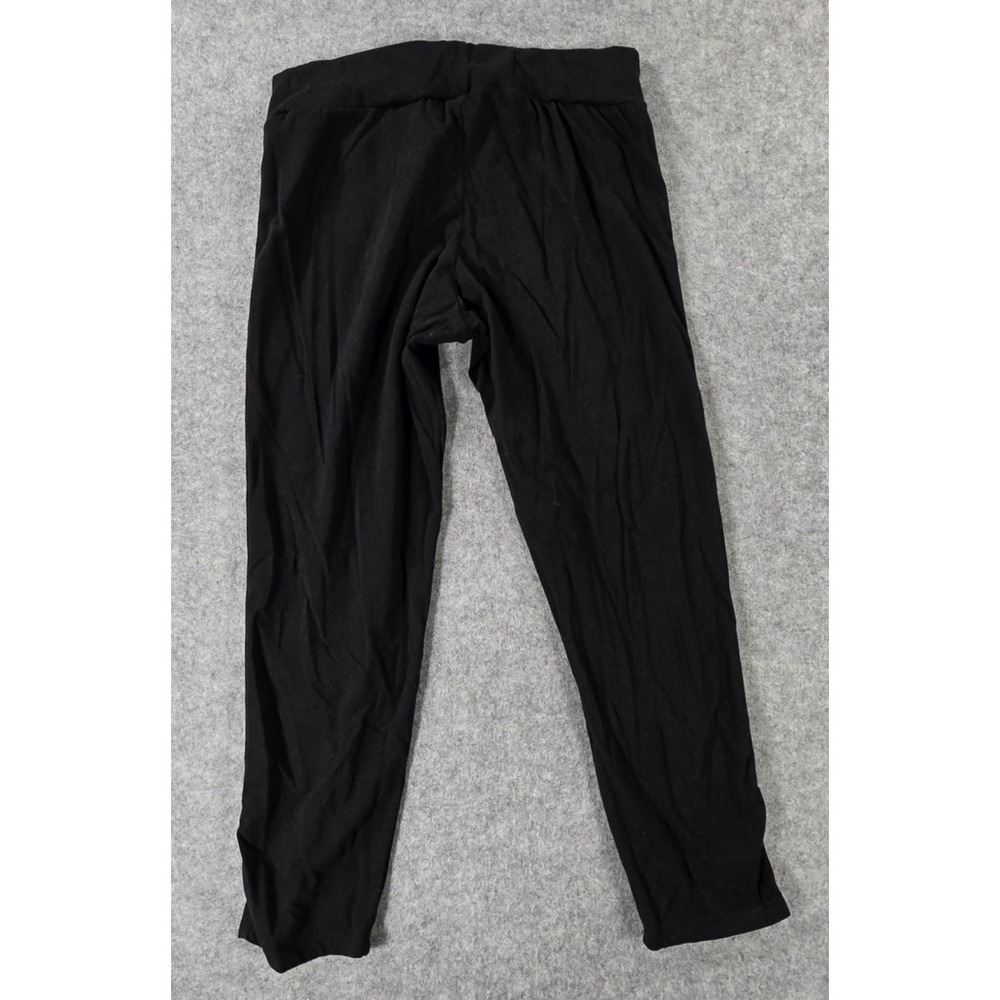 Norma Kamali NK383125 Women's Black Cropped Legging Pants Size XL - Picture 5 of 5